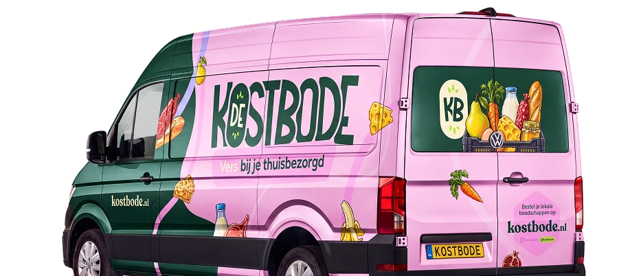 Bezorgbus van de Kostbode