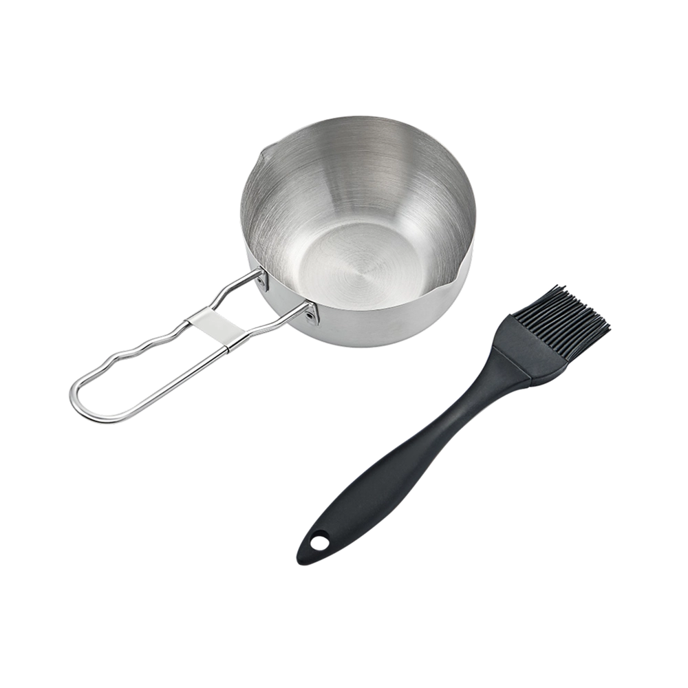 Spices bowl and brush